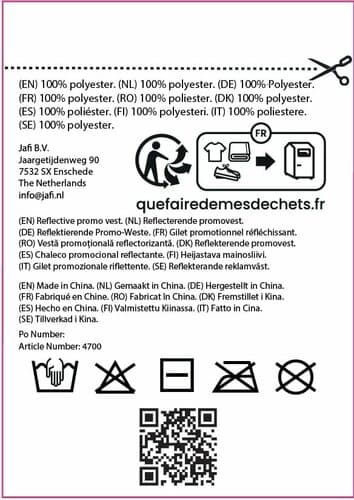 Reflektierende Promo-Weste