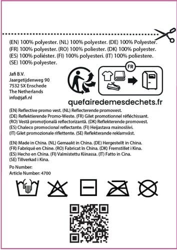 Reflektierende Promo-Weste