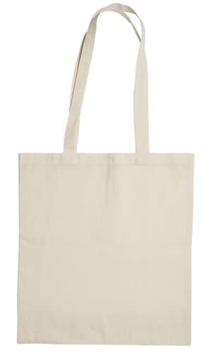 Baumwolltasche mit langen Henkeln, 140 gr/m²