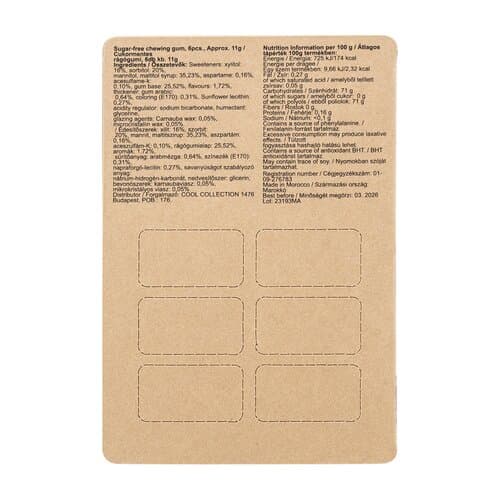 CreaChew Deluxe Eco Kaugummi in individueller Verpackung