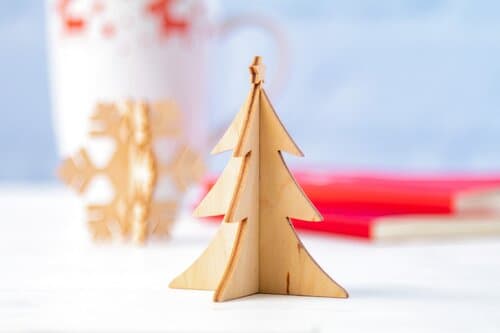 CreaX Weihnachtskarte, Tannenbaum