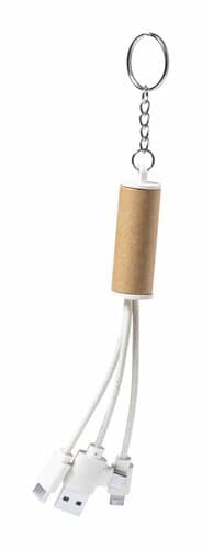 Paplen Schlüsselanhänger mit USB-Ladekabel