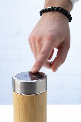 Temboo Isolierflasche mit Thermometer