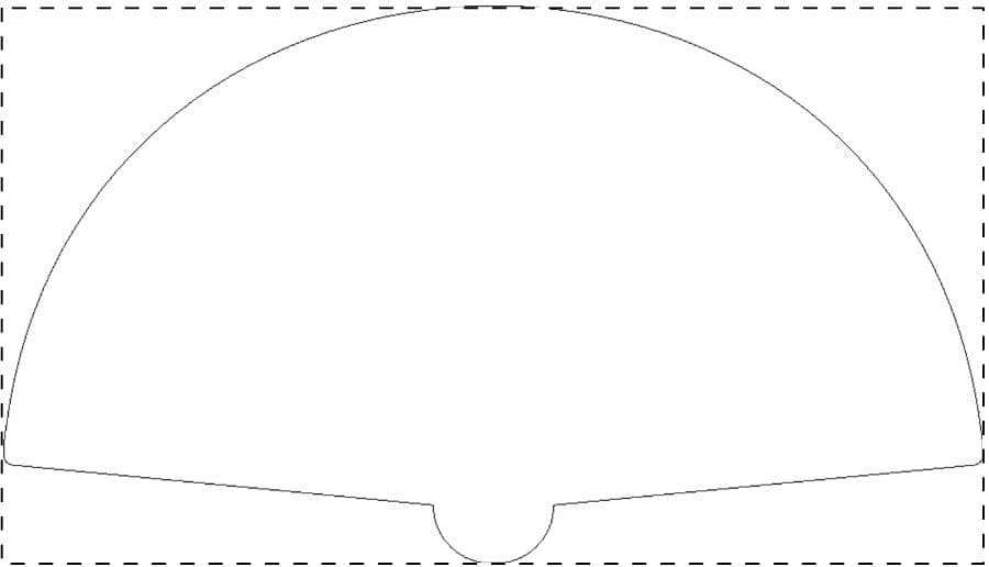Onebreeze Individueller Fächer – Druckbeispiel Free Priting - Digitaldruck, Vollfarbig, max. 337 x 192 mm - Vorderseite