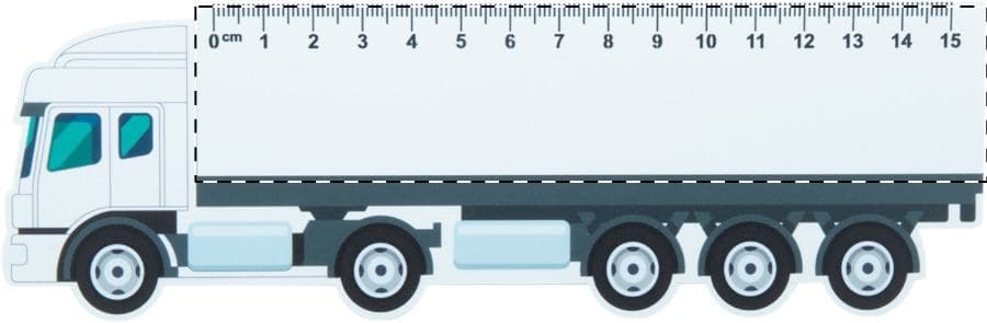 Trucker 15 Lineal LKW, 15 cm – Druckbeispiel Free Printing - UV LED Druck, Vollfarbig, max. 200 x 65 mm - Komplette Oberfläche