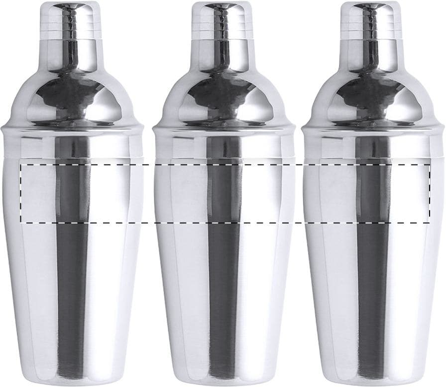 Aviation Cocktail-Shaker – Druckbeispiel Rundum-Gravur, Vollfarbig, max. 250 x 20 mm - Rundum