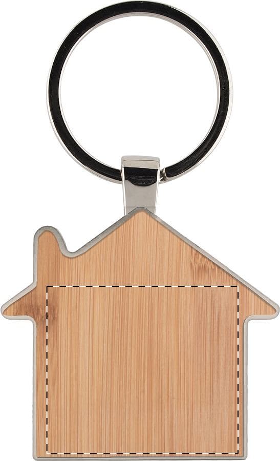 Horby Schlüsselanhänger – Druckbeispiel Gravur, Vollfarbig, max. 25 x 15 mm - Vorderseite