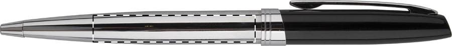 Station Kugelschreiber-Set – Druckbeispiel Gravur, Vollfarbig, max. 50 x 5 mm - Kugelschreiber-Korpus - rechts vom Clip