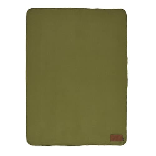 Pollock Decke aus rPET (180 g/m²). Mit personalisierbarem Aufnäher