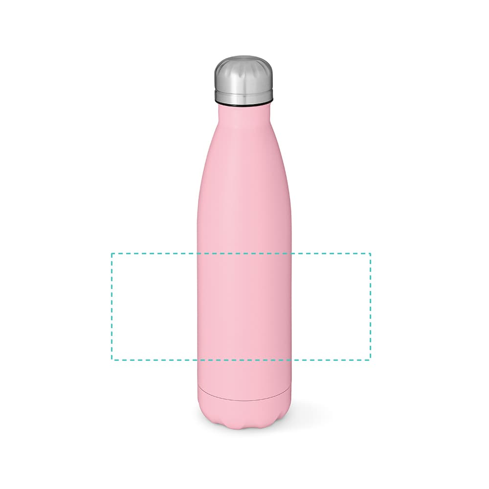 Mississippi 550 Trinkflasche recy.Edelstahl, 535 ml. Doppelwandig – Druckbeispiel Lasergravur 360º - XL, 1-farbig, 222 x 130 mm - Flasche