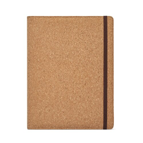 Kafka A4-Mappe, Kork. Notizblock mit 64-seitigem FSC