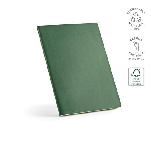 Bronte A4 Notizbuch.Softcover und Kartoneinband. FSC®-zertifiziertes Papier