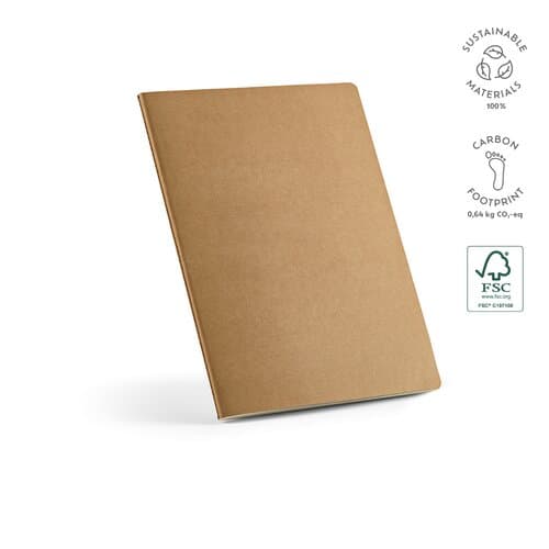 Bronte A4 Notizbuch.Softcover und Kartoneinband. FSC®-zertifiziertes Papier