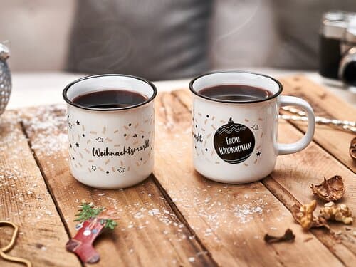 Keramiktasse Vintage - 26 cl