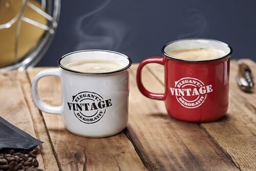 Keramiktasse Vintage - 26 cl