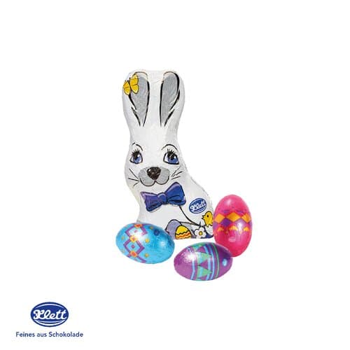 Großes Osternest mit Klett Schokolade