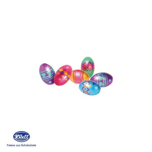 Schoko-Eier 6er mit Klett Schokolade