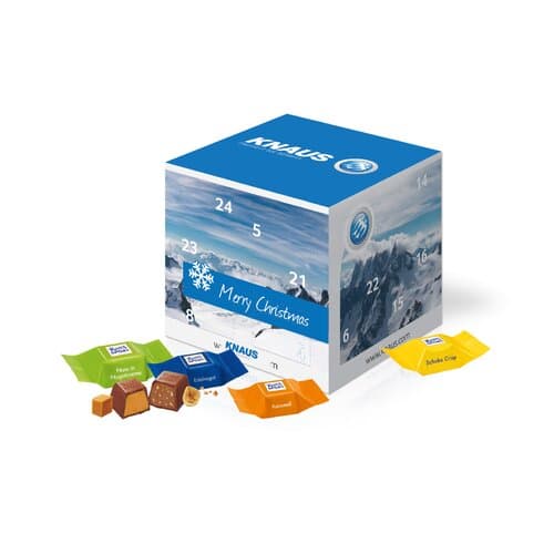 Adventskalender "Cube" mit Ritter SPORT Schokowürfel
