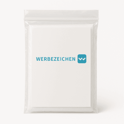 Regenponcho mit individuellem Aufdruck