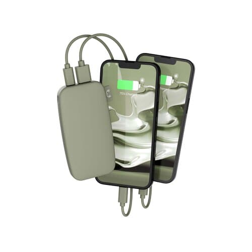 Fresh 'n Rebel Powerbank 6000 mAh USB-C Dried Green