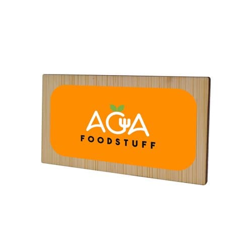 Badge Bamboo Rectangular