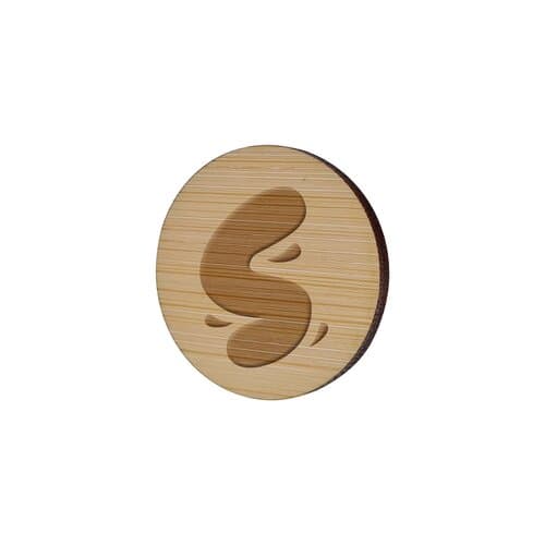Badge Bamboo Round