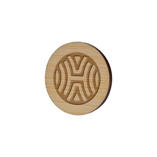 Badge Bamboo Round