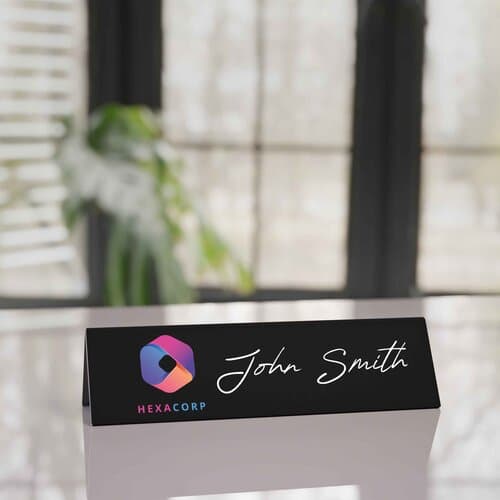 Tischnamensschild Kreidetafel 210 x 60 mm