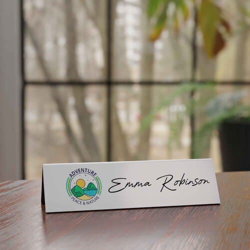 Tischnamensschild Whiteboard 210 x 60 mm