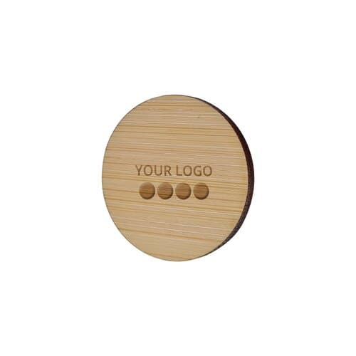 Badge Bamboo Round