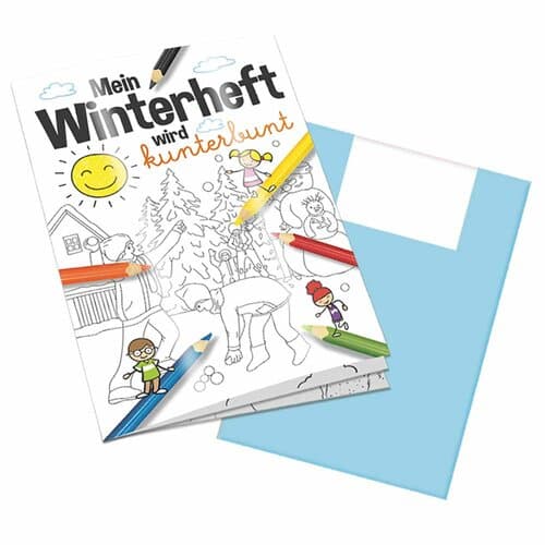Malbuch / Mal-Set A6 - Winter