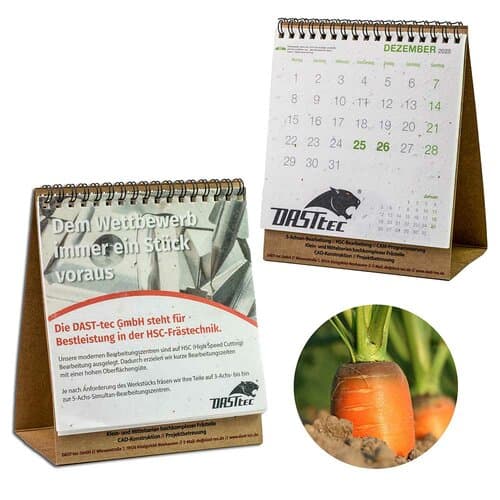 Samenpapier-Tischkalender