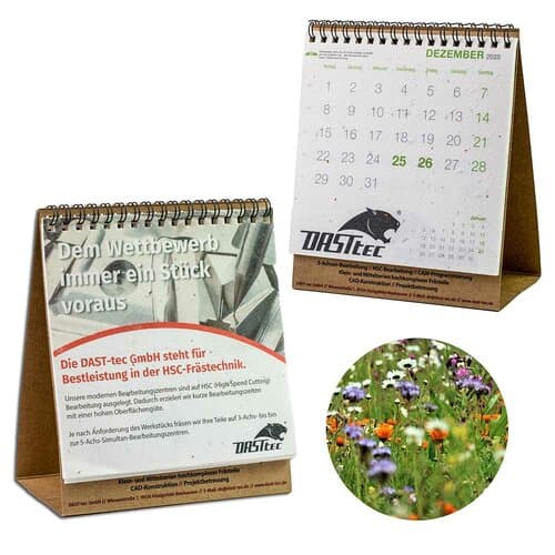 Samenpapier-Tischkalender