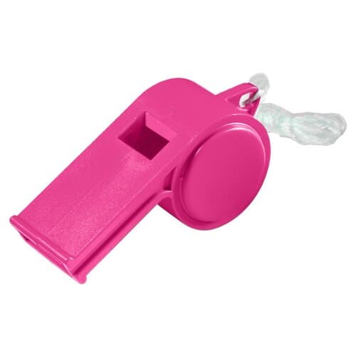 Trillerpfeife "Sport", mit Kordel, uni-colour