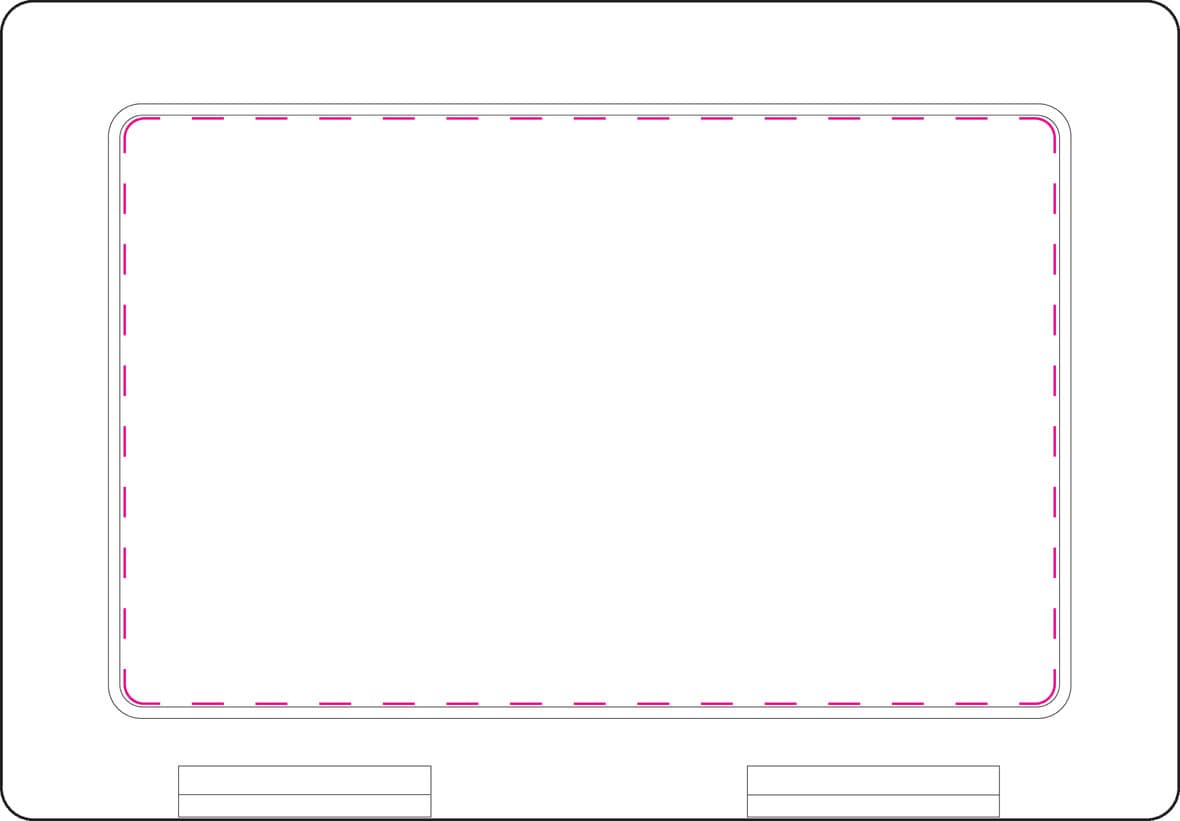 Vorratsdose "Snack-Box" – Druckbeispiel UV-Digitaldruck, 90,00 x 143,00 mm - mittig