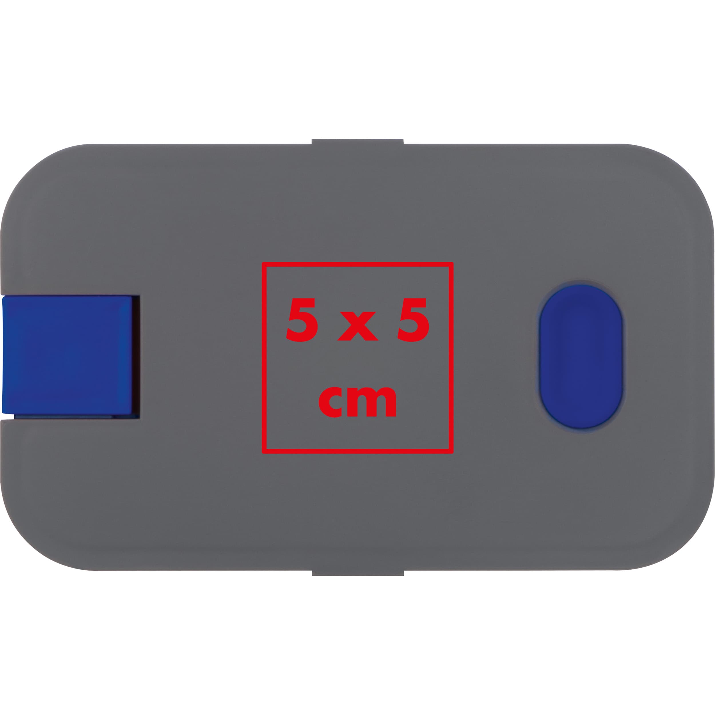Lunchbox Flensburg – Druckbeispiel UV-Druck <30cm², 1-farbig, 5 x 5 cm - Auf dem Deckel