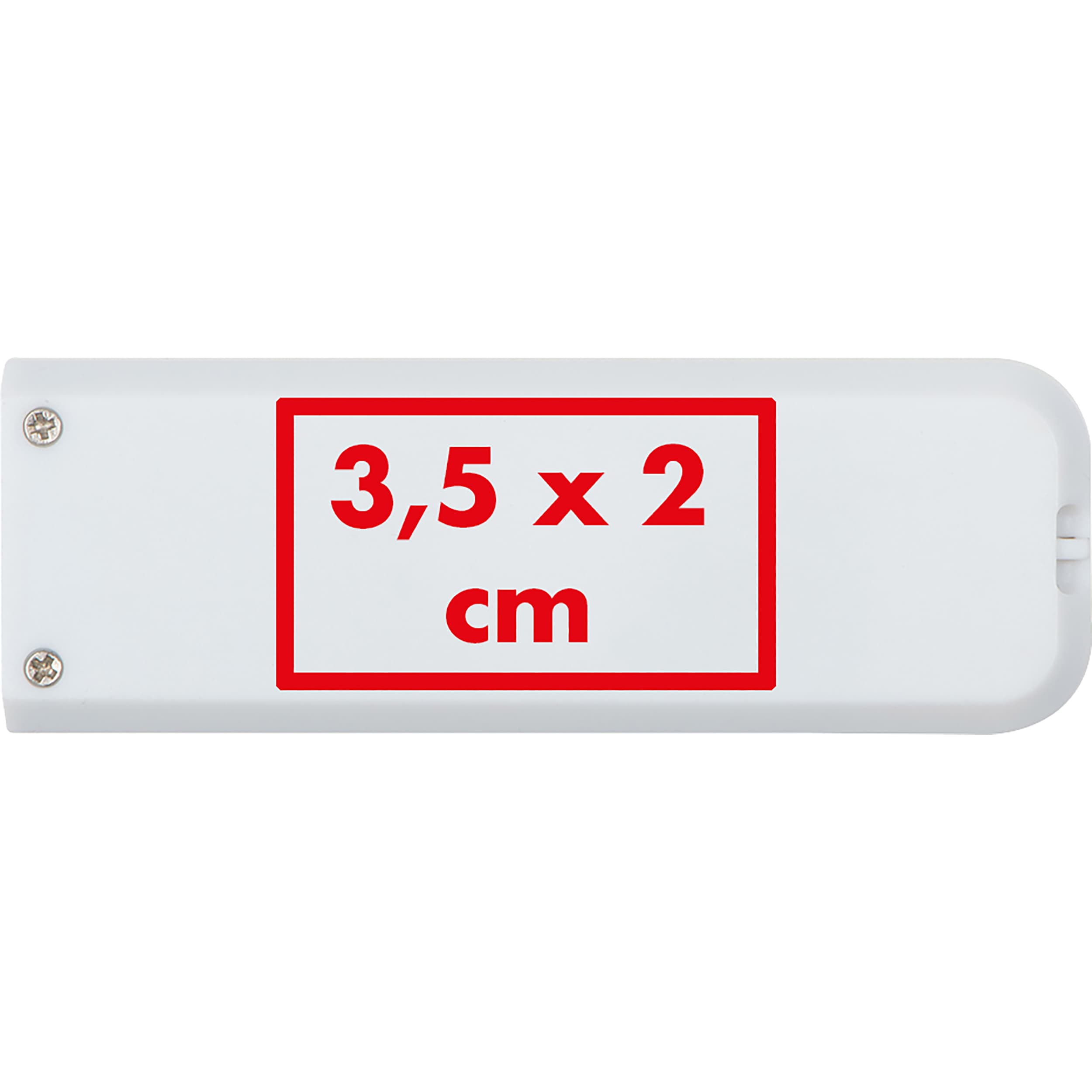 USB-Feuerzeug Bebington – Druckbeispiel Tampondruck, 1-farbig, 3,5 x 2 cm - Auf der Rückseite