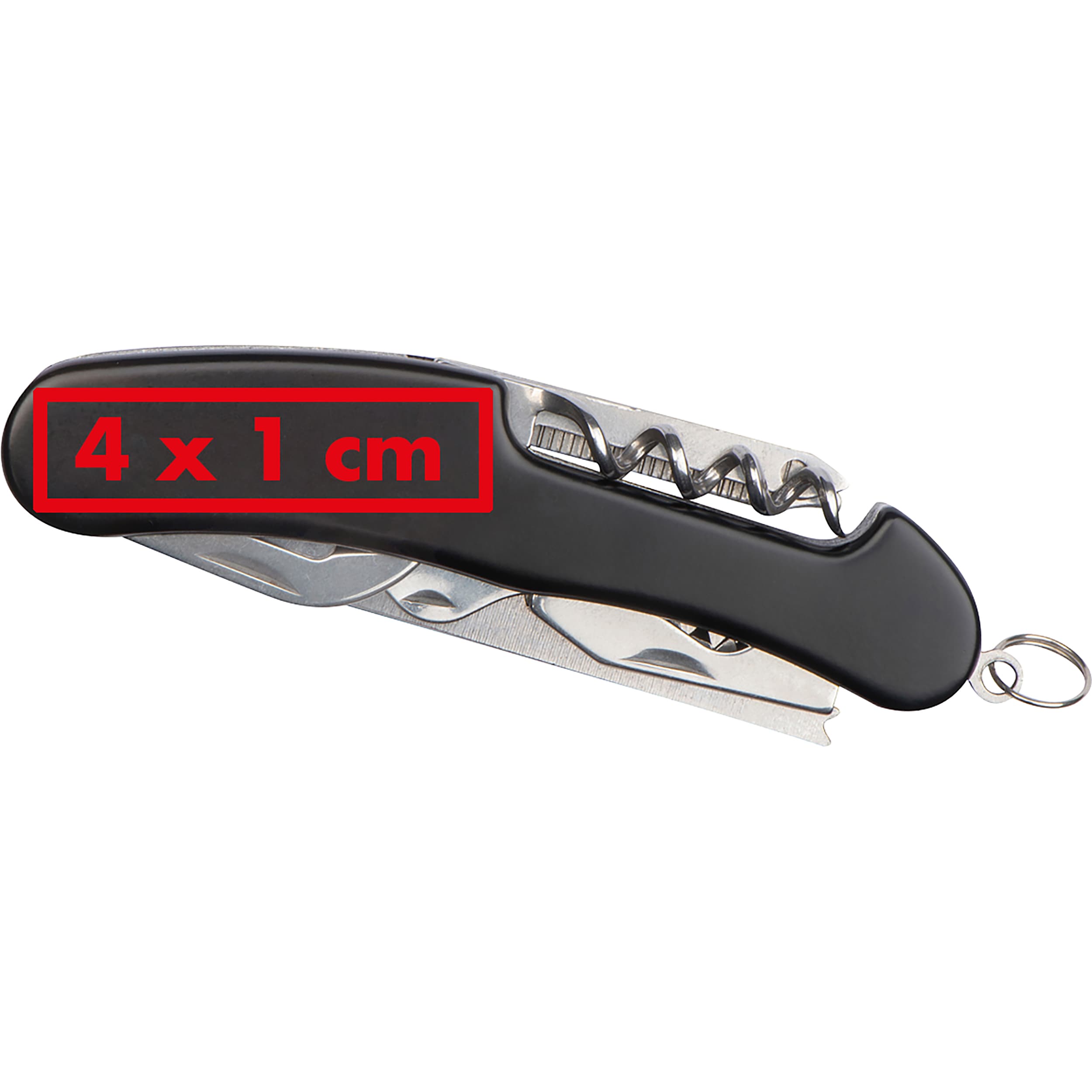 Taschenmesser Springfield – Druckbeispiel Lasergravur, 1-farbig, 4 x 1 cm - Mittig