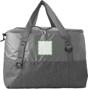 Kühltasche Carlos | Polycanvas | 1,5 l – Druckbeispiel Digitaltransfer, 70 x 70mm, Ø 0mm - Tasche auf der Vorderseite