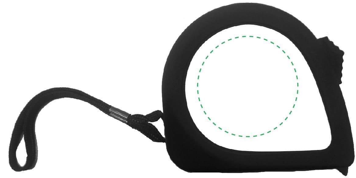 Maßband Emmanuel | Kunststoff | 5 Meter – Druckbeispiel Digitaldruck, 0 x 0mm, Ø 40mm - Vorderseite