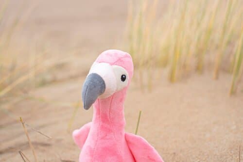 Plüschflamingo Alicia