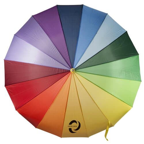 Regenbogenregenschirm Haya | 190T