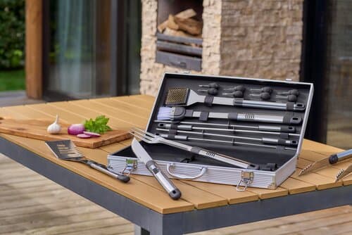 Grillset Dawn | Edelstahl | Koffer