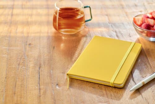 Recyceltem notizbuch A5 aus PU Eva