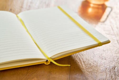Recyceltem notizbuch A5 aus PU Eva