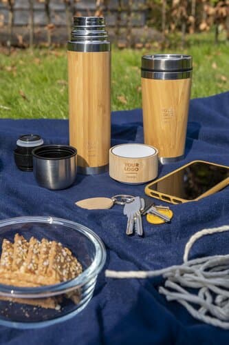 Reisebecher Sabine | Bambus und Edelstahl | 400 ml