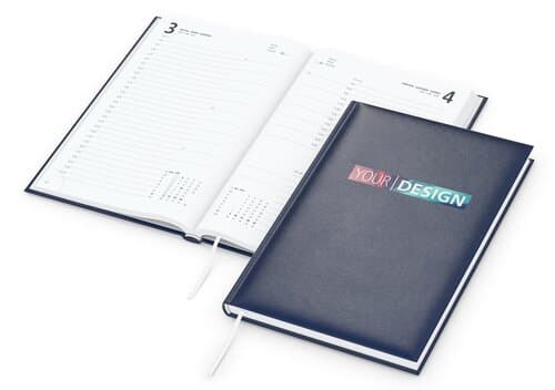 Tageskalender Basic Mo.–Fr. je 1 Seite 320 Seiten Kunstleder-Hardcover