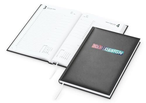 Tageskalender Basic Mo.–Fr. je 1 Seite 320 Seiten Kunstleder-Hardcover