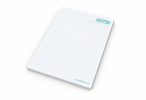 Schreibblock Seiten individuell gestaltbar