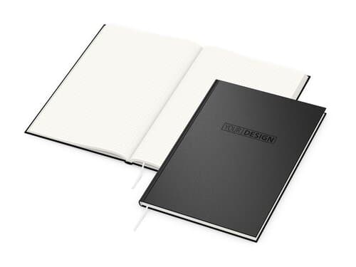 Notizbuch Note-Book RECYCLING Ecken spitz Naturpapier-Hardcover